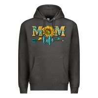 Charcoal Heather mom life Premium Hoodie - NancyCooperArtShop