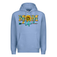 Colony Blue mom life Premium Hoodie - NancyCooperArtShop