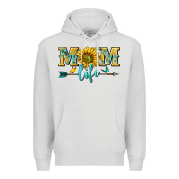 Dove Grey mom life Premium Hoodie - NancyCooperArtShop