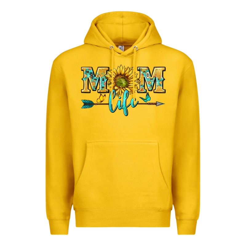 Mom Life Premium Hoodie by NancyCooperArtShop | Teevron