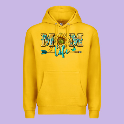 Mom Life Premium Hoodie Designed By Nancycooperartshop