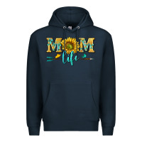 Navy mom life Premium Hoodie - NancyCooperArtShop