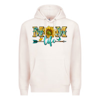 Pale Pink mom life Premium Hoodie - NancyCooperArtShop