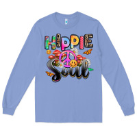 Colony Blue hippie soul Long Sleeve Tee - AdoDesignShop