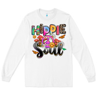 White hippie soul Long Sleeve Tee - AdoDesignShop