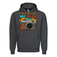 Smoke collect moments not things sunflower gemstone vintage camera Zipper Hoodie - FaDigitalArtStudio