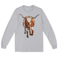 Moon Dust longhorn cow Long Sleeve Tee - RanaPortraitStore