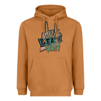 Meerkat death of the party white Heavyweight Hoodie - JahusDesignShop