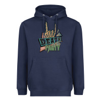 Navy death of the party white Heavyweight Hoodie - JahusDesignShop