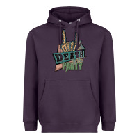 Plum death of the party white Heavyweight Hoodie - JahusDesignShop
