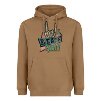Toasted Coconut death of the party white Heavyweight Hoodie - JahusDesignShop