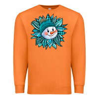 Carrot cute snowman winter sunflower Premium Sweatshirt - Jasminsmagicworld