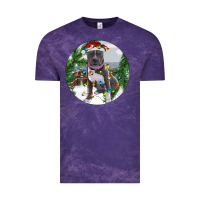 Cloud Purple Pitbull And Farm Vintage Tee - RanaPortraitStore