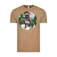 Vintage Coffee Pitbull And Farm Vintage Tee - RanaPortraitStore