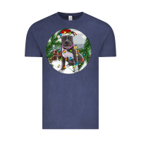 Vintage Denim Pitbull And Farm Vintage Tee - RanaPortraitStore