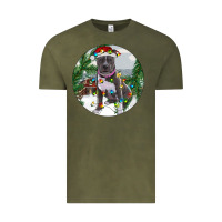 Vintage Olive Pitbull And Farm Vintage Tee - RanaPortraitStore