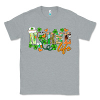 Heather Grey st.patricks nurse life Classic Tee - BarkalooDesign