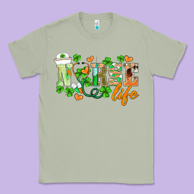 St.patricks Nurse Life Classic Tee Designed By Barkaloodesign
