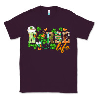 Plum st.patricks nurse life Classic Tee - BarkalooDesign