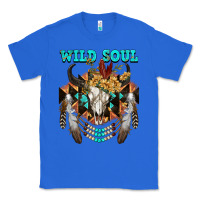 True Royal Wild Soul Bull Skull Classic Tee - FaDigitalArtStudio