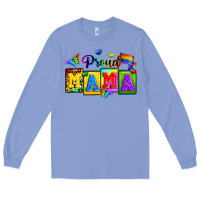 Colony Blue proud mama Long Sleeve Tee - Zillion Design Studio