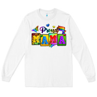 White proud mama Long Sleeve Tee - Zillion Design Studio