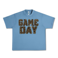Pebble Blue game day leopard Urban Heavy Tee - Zillion Design Studio