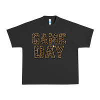 Pigment Black game day leopard Urban Heavy Tee - Zillion Design Studio