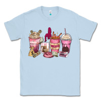 Dusty Blue Girl boss coffee cups Classic Tee - Zillion Design Studio