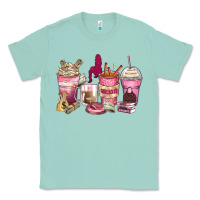 Seafoam Girl boss coffee cups Classic Tee - Zillion Design Studio