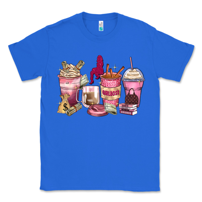 Girl Boss Coffee Cups Classic Tee by Zillion Design Studio | Teevron