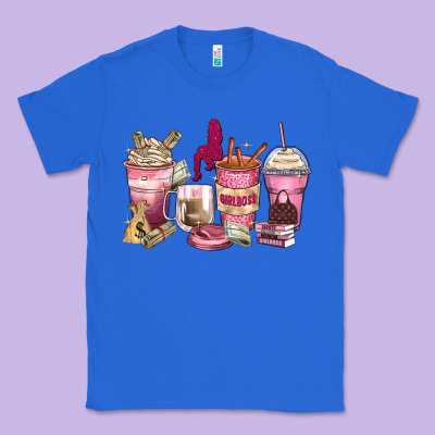 Girl Boss Coffee Cups Classic Tee Designed By Zillion Design Studio