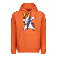 Carrot dabbing unicorn Premium Hoodie - MaliasSmallBusiness