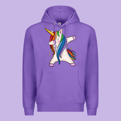 Dabbing Unicorn Premium Hoodie Designed By Maliassmallbusiness