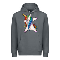 Rock dabbing unicorn Premium Hoodie - MaliasSmallBusiness