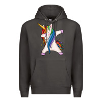 Smoke dabbing unicorn Premium Hoodie - MaliasSmallBusiness