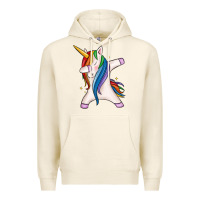 Tofu dabbing unicorn Premium Hoodie - MaliasSmallBusiness