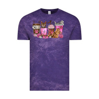 Cloud Purple cat coffee cups Vintage Tee - texasbilliewilder