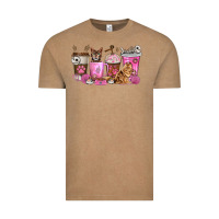 Vintage Coffee cat coffee cups Vintage Tee - texasbilliewilder