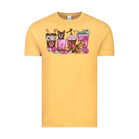 Vintage Mustard cat coffee cups Vintage Tee - texasbilliewilder