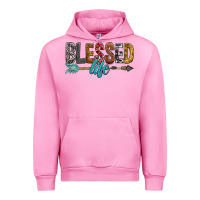 Fuchsia Pink Blessed Life Urban Hoodie - BundleAndBundleShop