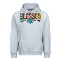 Heather Grey Blessed Life Urban Hoodie - BundleAndBundleShop