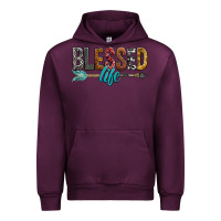 Mauve Wine Blessed Life Urban Hoodie - BundleAndBundleShop