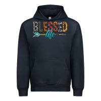 Navy Blessed Life Urban Hoodie - BundleAndBundleShop