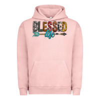 Pigment Salmon Blessed Life Urban Hoodie - BundleAndBundleShop