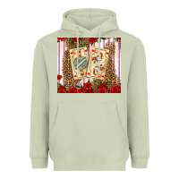 Matcha valentines day playing cards Heavyweight Hoodie - AdoDesignShop