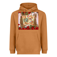 Meerkat valentines day playing cards Heavyweight Hoodie - AdoDesignShop