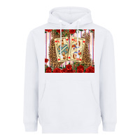 White valentines day playing cards Heavyweight Hoodie - AdoDesignShop