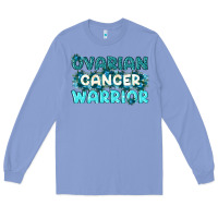 Colony Blue Ovarian Cancer Warrior Long Sleeve Tee - texasbilliewilder