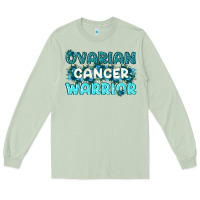 Matcha Ovarian Cancer Warrior Long Sleeve Tee - texasbilliewilder